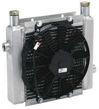 LUFT-Ölkühler des Lamelle-Hydrauliköl-Wärmetauscher-/DC24V Aluminium