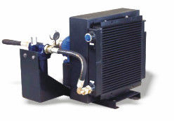 LUFT-Ölkühler des Lamelle-Hydrauliköl-Wärmetauscher-/DC24V Aluminium