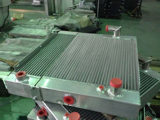Aluminiumplatte-stangen-Wärmetauscher verwendet für das Maschinenabkühlen