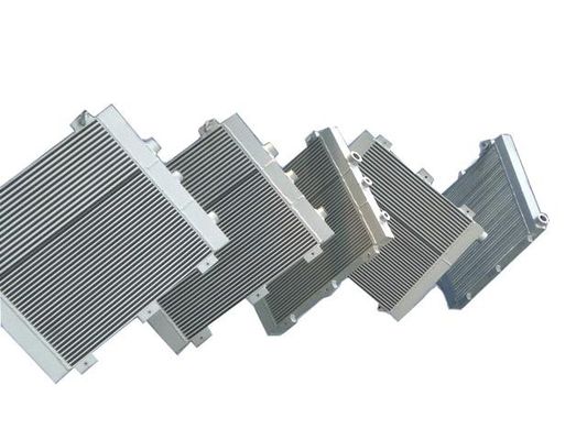Vakuum bronzierter Luftkompressor-Wärmetauscher-Lamelle-Aluminiumöl-Heizkörper