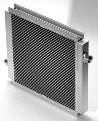 Aluminiumlamelle-Luftkompressor-Wärmetauscher-Vakuum bronziertes Kühlsystem