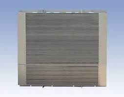 Staub saugen Sie bronzierten Aluminiumluftkompressor-Wärmetauscher-Heizkörper, Stange 2-40