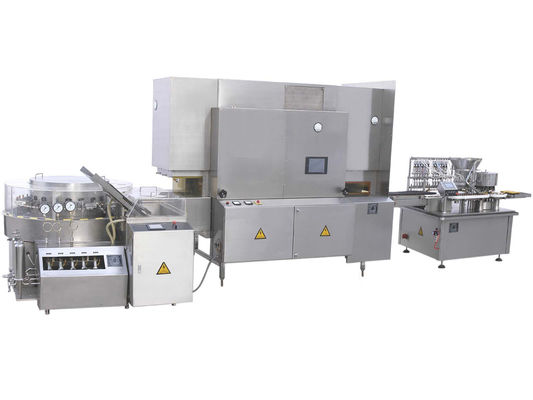 Flüssige Flaschen-Füllmaschine-Linie mit flüssige mündlichflaschen-Ultraschallreinigung