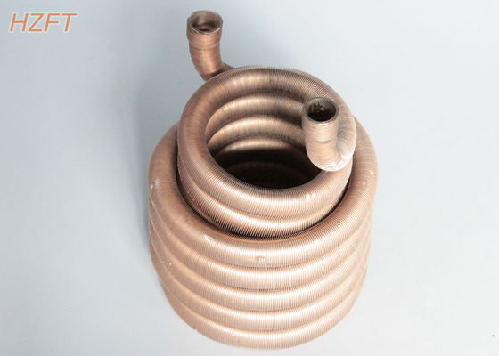 Tankless Warmwasserbereiter integrierten kupfernes Rohr-Spule als Wärmetauscher