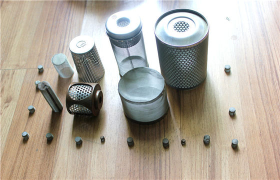 Zylinder gestricktes Maschendraht-Rohr für Ölfilter, perforiertes Metallmaschensieb